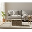Sweet Living Rotan Mand Grey Jute Handvat - 55x37xH35 cm