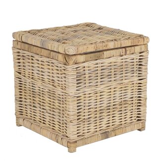 Sweet Living Rotan Opbergmand Vierkant - Naturel