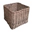 Sweet Living Vierkante rieten lampenkap - 30x30xH26 cm