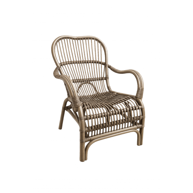 Sweet Living Rotan Loungestoel Greywash - 65x70xH88 cm