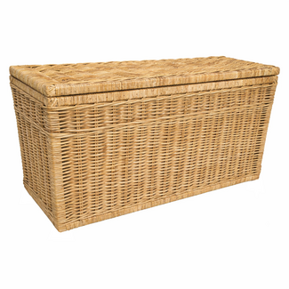 Sweet Living Opbergmand Rotan Hoog Naturel - Opbergkist