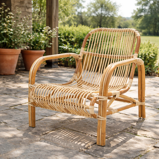 Sweet Living Rotan Loungestoel Boaz - 62x80xH72 cm