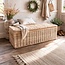 Sweet Living - Grote rotan opbergmand naturel  - 130x47xH47 cm