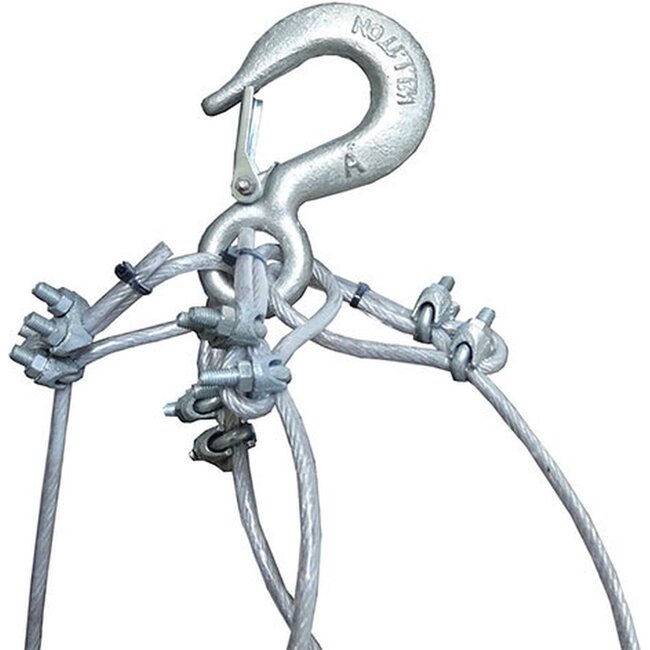 Sweet Living Rotan Hangstoel Fly - Naturel - 66x65xH49 cm