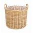 Sweet Living Rotan Plantenmand Rond Met Handgreep - Naturel