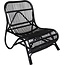 Sweet Living Zwarte Rotan Loungestoel - 59x78xH77 cm