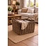 Sweet Living Rieten Opbergmand Jute Handvatten - Antiek