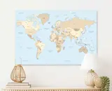 Vaderdag cadeau tip: Geef hem de wereld (op een prachtige wereldkaart)