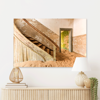 Sweet Living Schilderij Verlaten Huis met Zandduinen