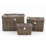 Sweet Living Rotan Plantenmand Rechthoek - Plantenbak - Grey