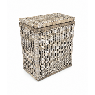 Sweet Living Hoge Rotan Opbergmand - Grey - 60x37xH70 cm