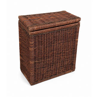 Sweet Living Hoge Rotan Opbergmand - Antiek - 60x37xH70 cm