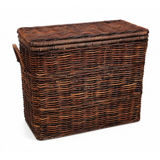 Sweet Living Rotan Opbergmand Met Deksel Joas - Antiek