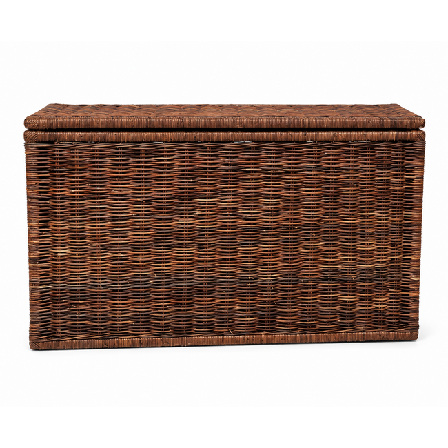 Sweet Living Grote Hoge Rotan Opbergkist - Antiek - 140x47xH80 cm