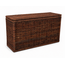 Sweet Living Grote Hoge Rotan Opbergkist - Antiek - 140x47xH80 cm