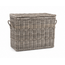 Sweet Living Rotan Opbergmand Met Deksel Joas - Grey