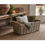 Sweet Living Rotan Mand Met Houten Handvatten