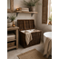 Sweet Living Rotan Wasmand 3 vakken - Antiek - 85x40xH65 cm