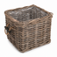 Sweet Living Grote vierkante rotan mand touw Berlin - Rotan Houtmand - Plantenmand