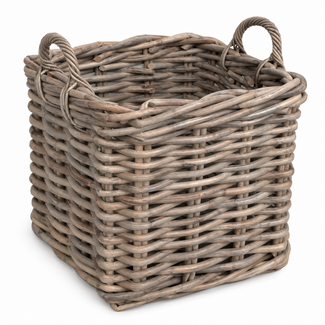Sweet Living Grote Rotan Mand Elianne - Vierkant - Plantenmand