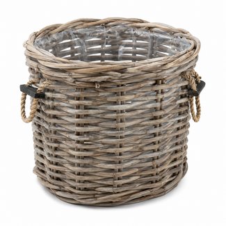 Sweet Living Ronde rotan mand touw - Ø60xH55 cm