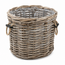 Sweet Living Ronde rotan mand touw - Ø60xH55 cm