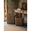 Sweet Living Grote Rotan Mand Elianne - Vierkant - Plantenmand - Houtmand