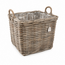 Sweet Living Grote Rotan Mand Elianne - Vierkant - Plantenmand - Houtmand