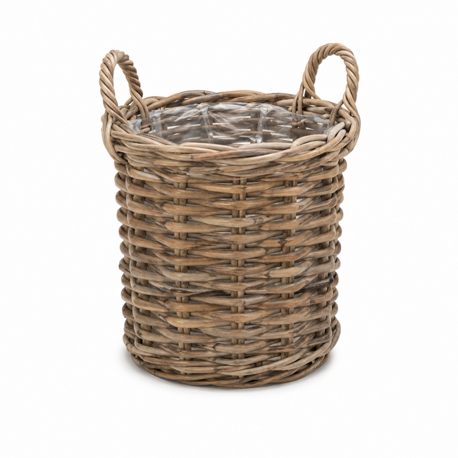 Sweet Living Ronde rotan mand Sydney - Plantenmand - Houtmand