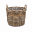 Sweet Living Ronde rotan mand Sydney - Plantenmand - Houtmand