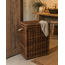 Sweet Living Hoge Rotan Opbergmand - Antiek - 60x37xH70 cm