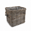 Sweet Living Grote vierkante rotan mand touw Berlin - Rotan Houtmand - Plantenmand