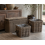 Sweet Living Grote vierkante rotan mand touw Berlin - Rotan Houtmand - Plantenmand