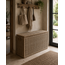 Sweet Living Grote Hoge Rotan Opbergkist - Grey - 140x47xH80 cm