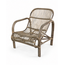 Sweet Living Grey Rotan Loungestoel Boaz - 63x85xH72 cm
