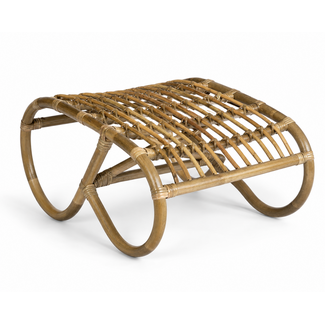 Sweet Living Rotan Voetenbank Grey - 46x58xH33 cm