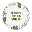 Ukkie & Boef Muurcirkel Born to be Wild - Kinderkamer Wandcirkel