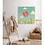Ukkie & Boef Schilderij Roze Tulp
