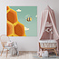 Ukkie & Boef Schilderij Bee Happy