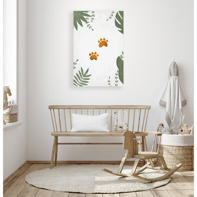 Ukkie & Boef Schilderij Born to be Wild Voetstappen