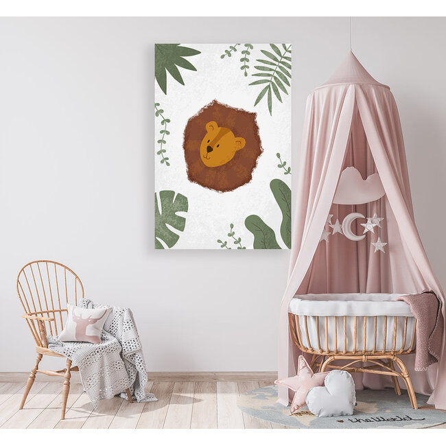 Ukkie & Boef Schilderij Born to be Wild Leeuw
