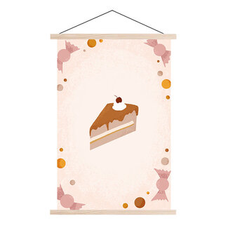 Ukkie & Boef Schoolplaat Born to Be Sweet Taart