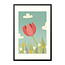 Alles voor de kinder- en babykamer - Ukkie & Boef Poster in lijst Rode Tulp
