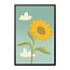 Alles voor de kinder- en babykamer - Ukkie & Boef Poster in lijst Zonnebloemen