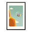 Alles voor de kinder- en babykamer - Ukkie & Boef Poster in lijst Bee Happy