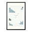 Alles voor de kinder- en babykamer - Ukkie & Boef Poster in lijst Born to be Free Vogels