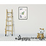 Alles voor de kinder- en babykamer - Ukkie & Boef Poster in lijst Born to be Brave Draakje