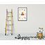 Alles voor de kinder- en babykamer - Ukkie & Boef Poster in lijst Born to be Me Letterblokken