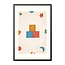 Alles voor de kinder- en babykamer - Ukkie & Boef Poster in lijst Born to be Me Letterblokken