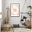 Alles voor de kinder- en babykamer - Ukkie & Boef Poster in lijst Born to be Sweet